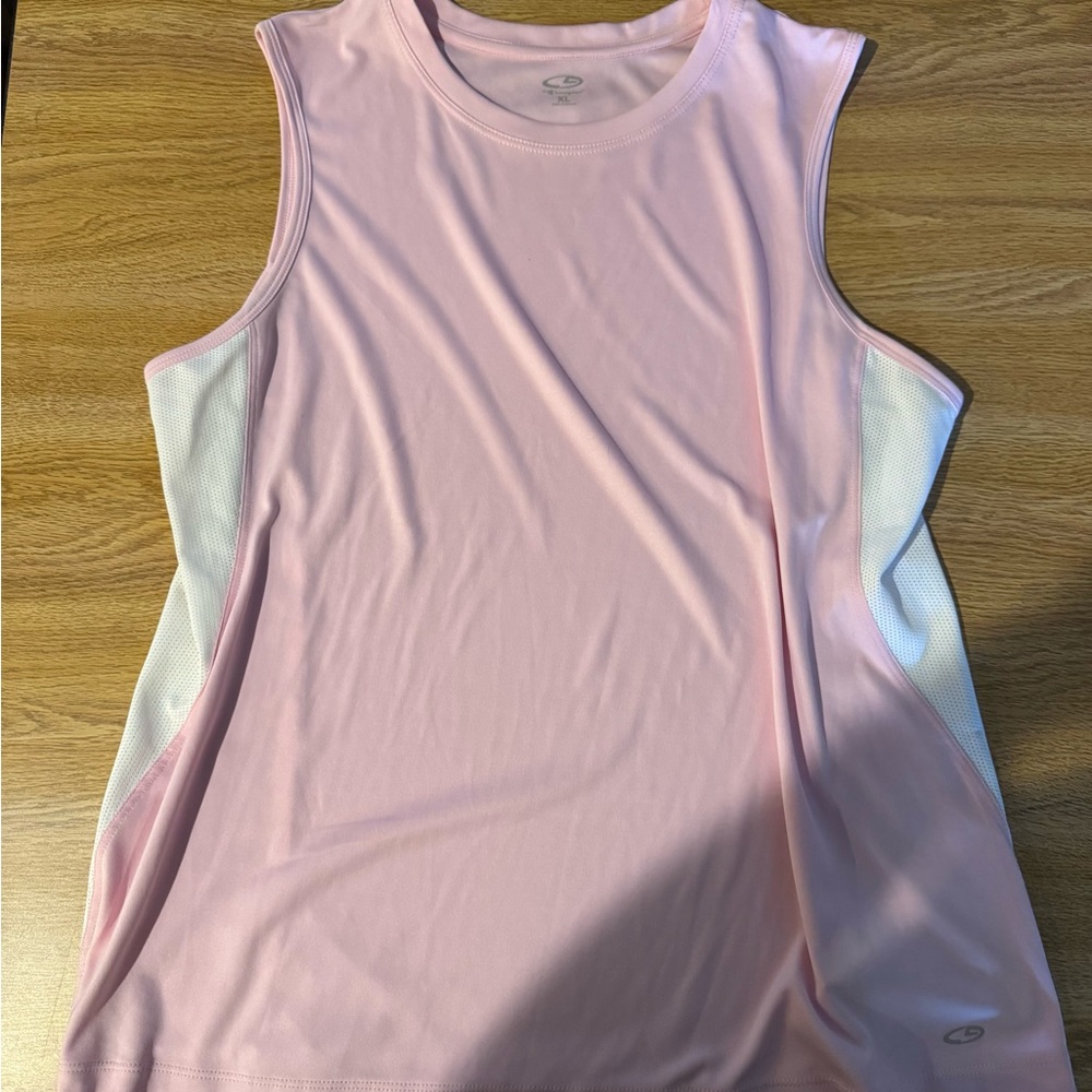Women's Pink Athletic Tank Top